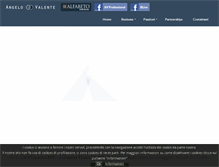 Tablet Screenshot of angelovalente.com